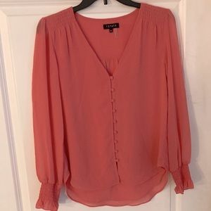 1. State coral blouse size x small. NWT